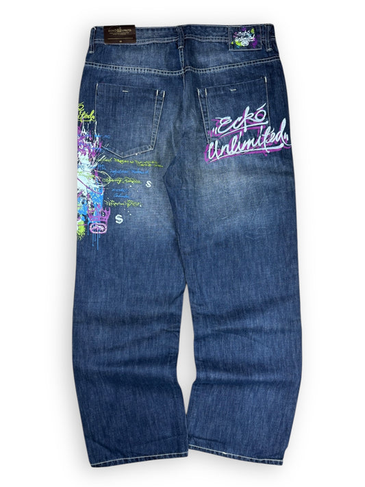 Deadstock 2000s Ecko Unltd baggy jeans - 36