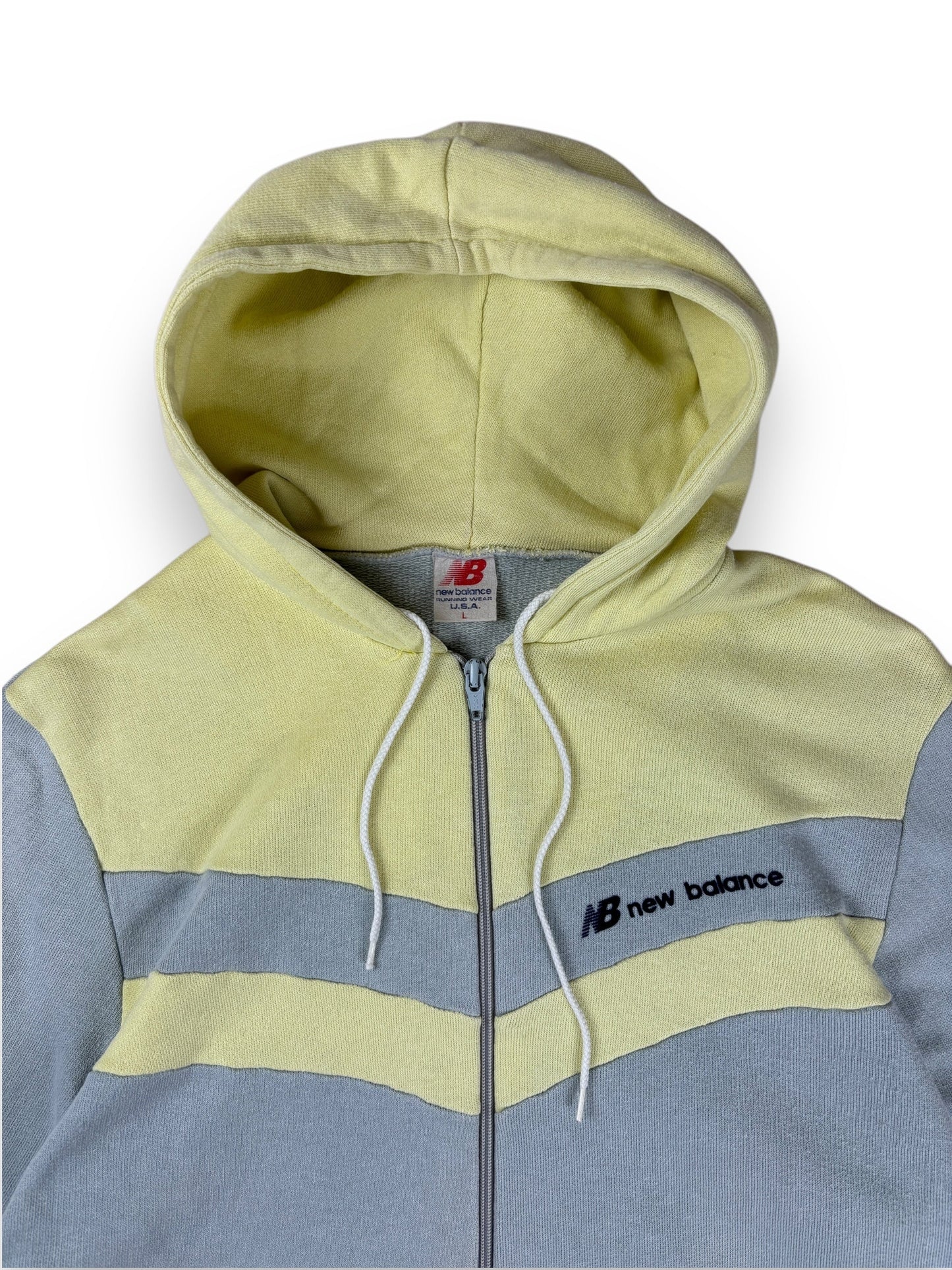 1970s New Balance zipped hoodie - L