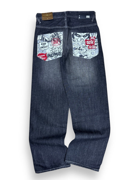 Deadstock 2000s Ecko Unltd baggy jeans - 30