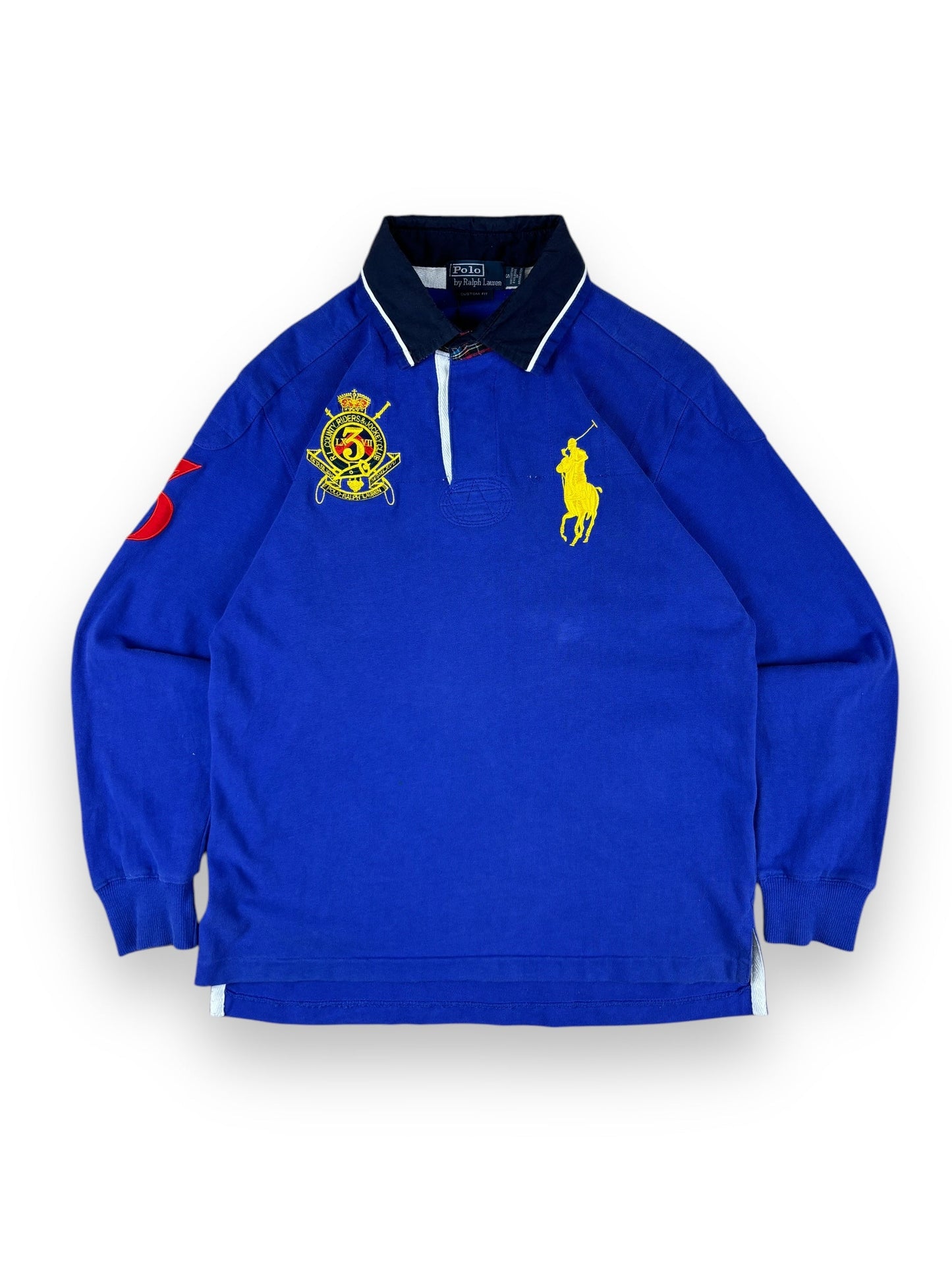 2000s Polo Ralph lauren big horse longsleeve polo - S