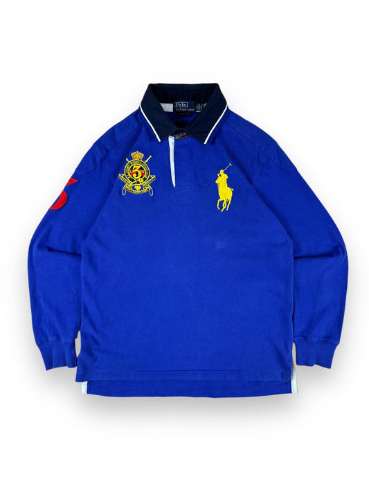 2000s Polo Ralph lauren big horse longsleeve polo - S