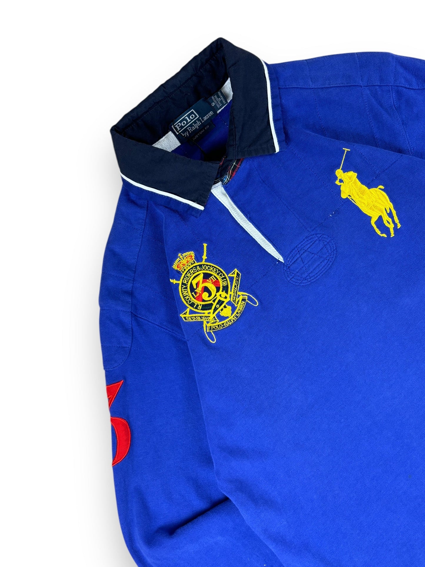 2000s Polo Ralph lauren big horse longsleeve polo - S