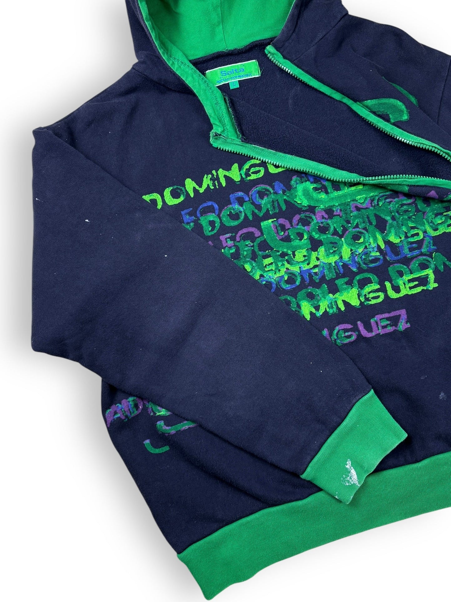 2000s Salta by Adolfo Domínguez asymmetrical zipped hoodie - L
