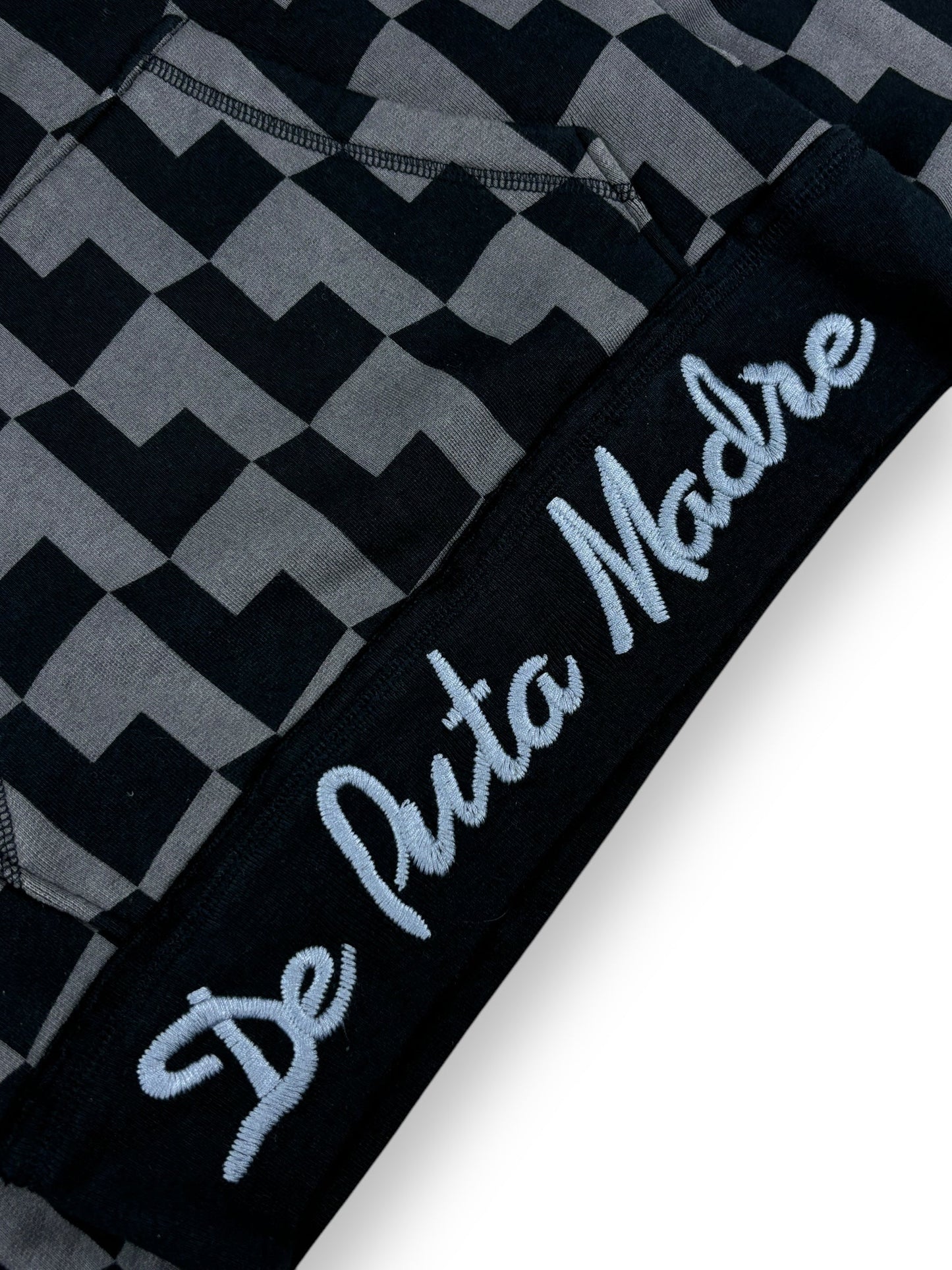Deadstock 2000s De Puta Madre patterned hoodie - S(women)