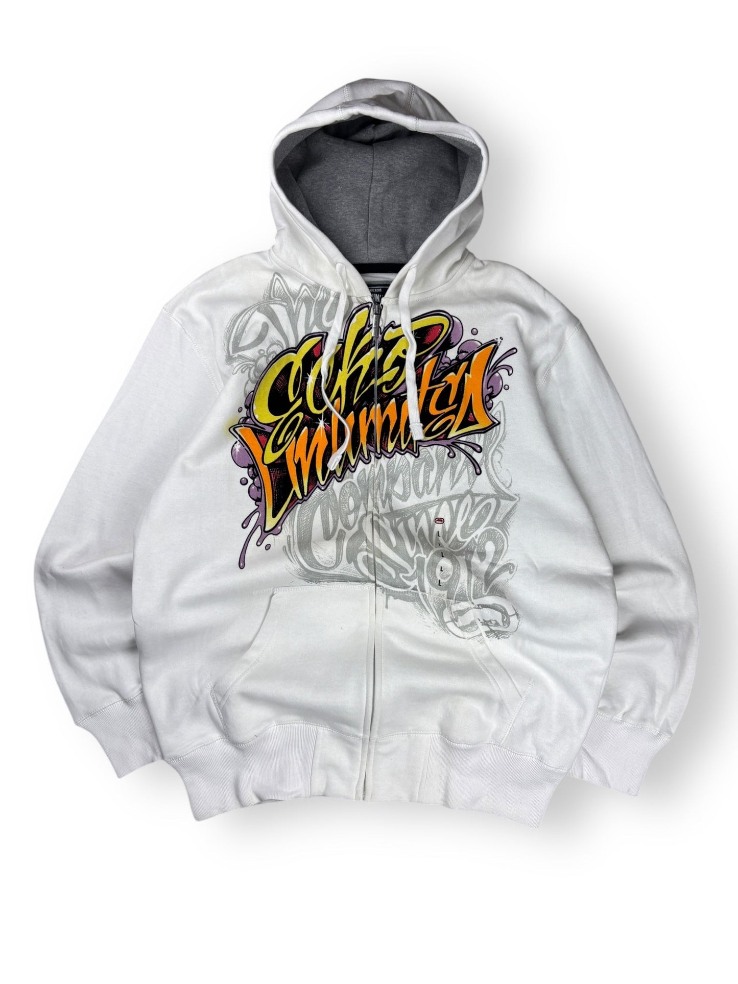 Deadstock 2000s Ecko Unltd zipped hoodie - M