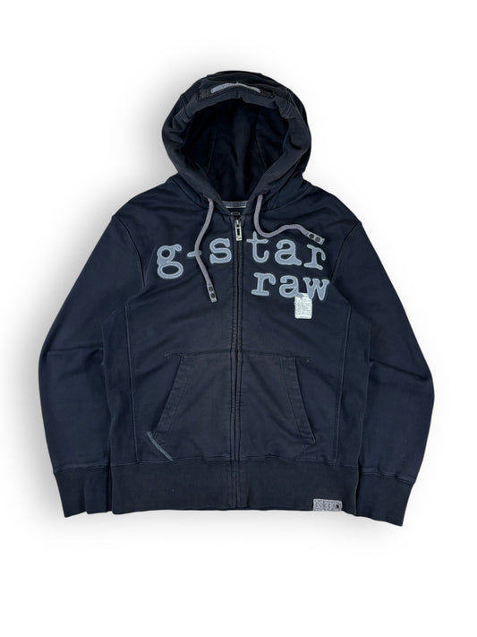 2000s G-star zipped hoodie - L