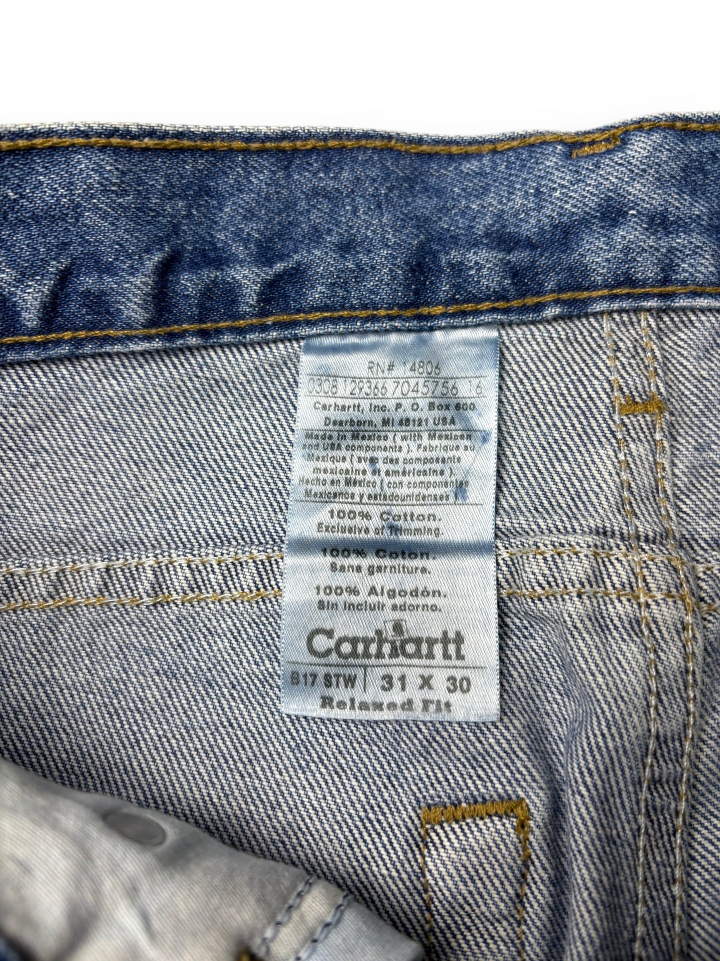 Deadstock 2000s Carhartt Relaxed Fit jeans - 31x30